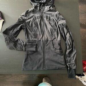 Lululemon Gray Zip-Up Hoodie